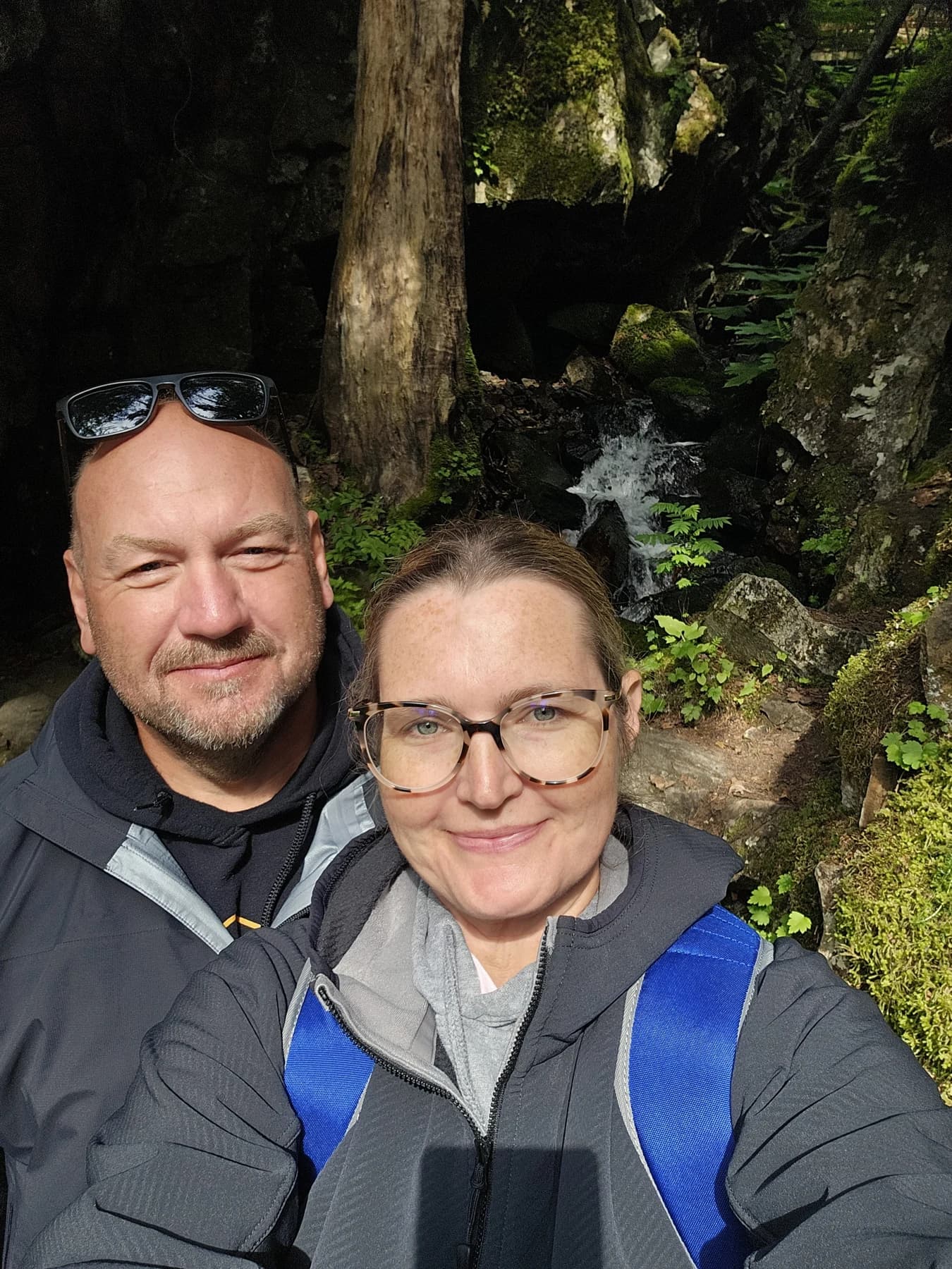 A Buck Creek family photo on an outdoor trip